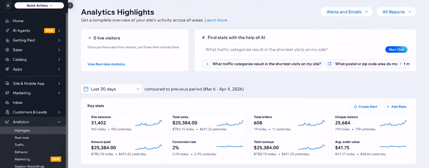 Student store dashboard